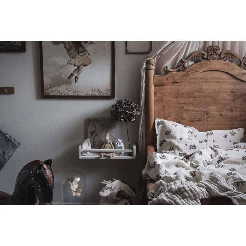 Blackberry Muslin Bed Set Single