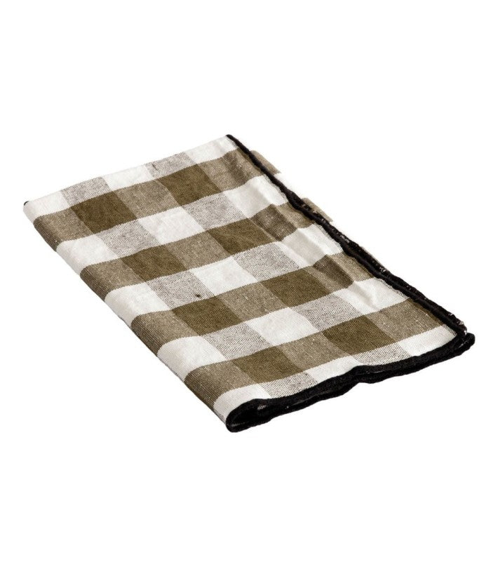 Paño de cocina Bourdon Mimi Vichy Kaki