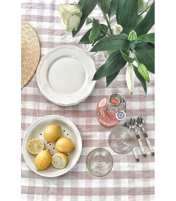 Paño de cocina Bourdon Vintage Vichy Bois de Rose