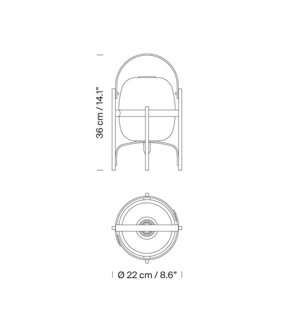 Lámpara Cestita Batería