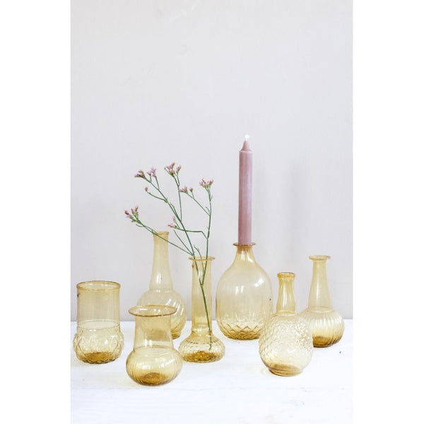 Vaso de Vidrio Reciclado Light Gold