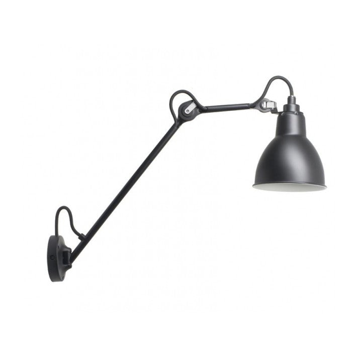 Lámpara Gras Nº 122 negra con brazo inclinable