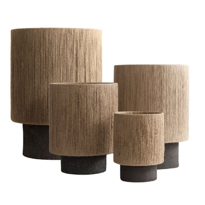 Lámpara Kale Hilo de Yute Tensado a Mano