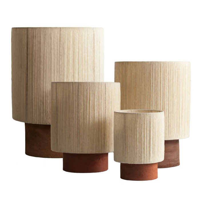 Lámpara Kale Hilo de Lana Tensado a Mano