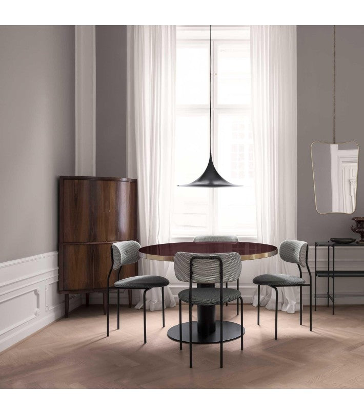 Lámpara Semi Pendant Negro