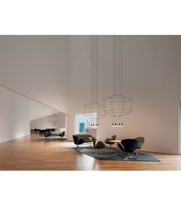 Lámpara Wireflow Volumetric 8 leds