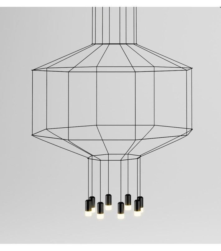 Lámpara Wireflow Volumetric 8 leds
