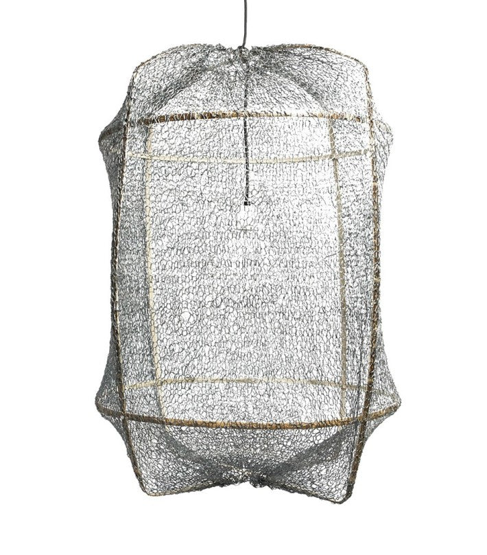 Lámpara Z1 Black Sisal Net Grey