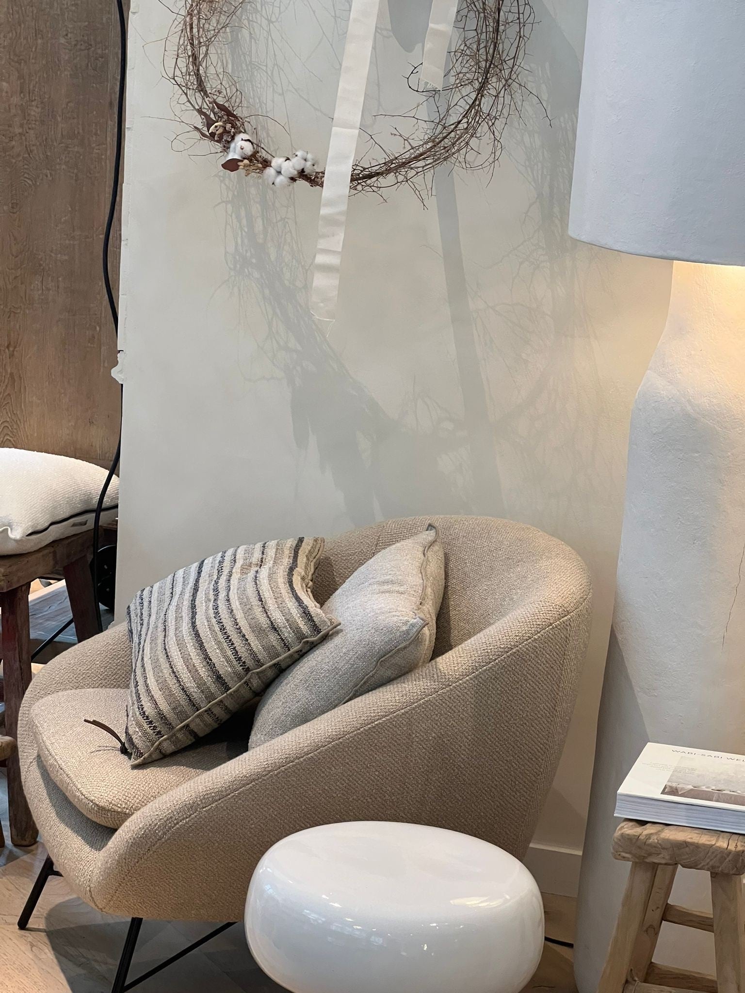 Cojín para exterior Santa Fe Chanvre