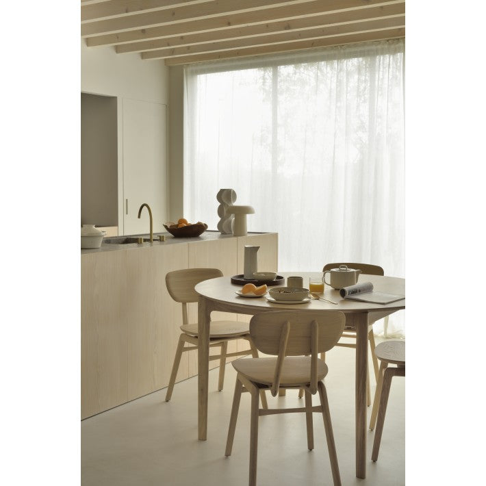 Mesa Bok Extensible Redonda Roble