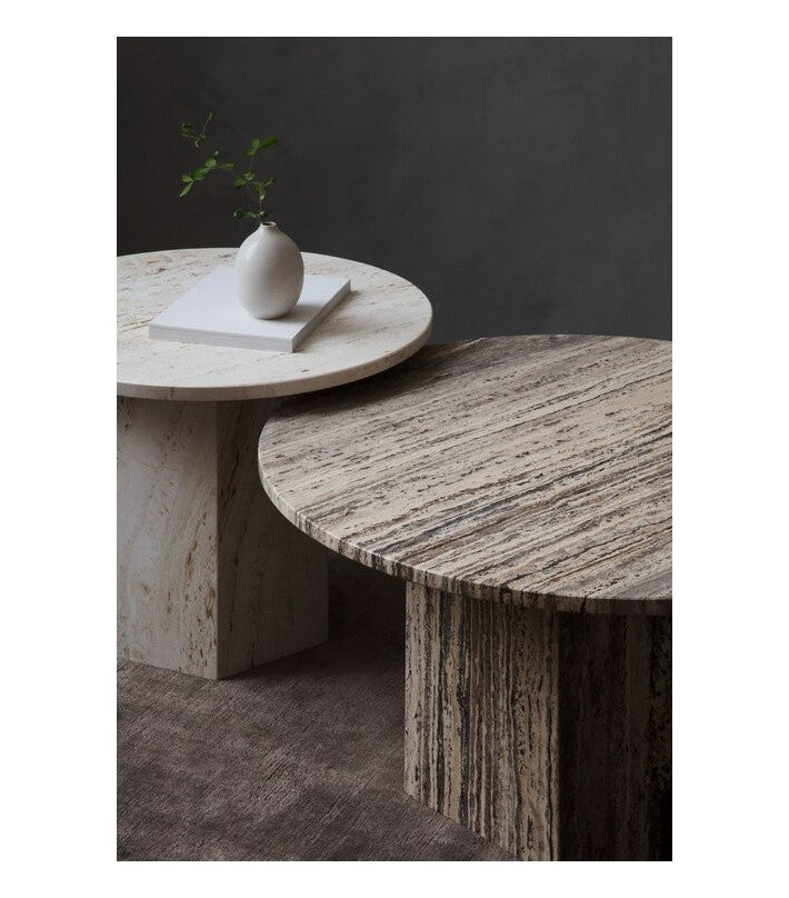 Mesa centro Epic Travertino Gris