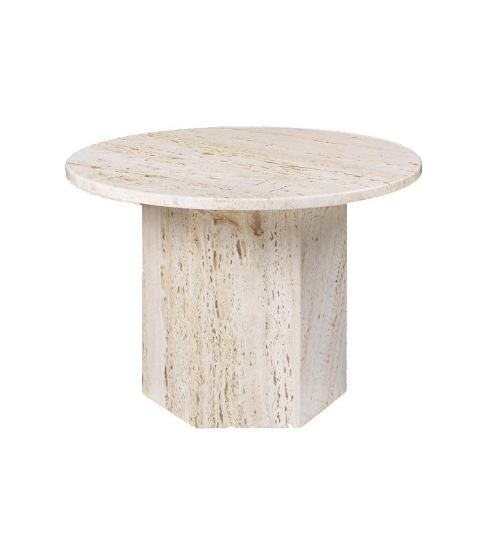 Mesa centro Epic Travertino Blanco