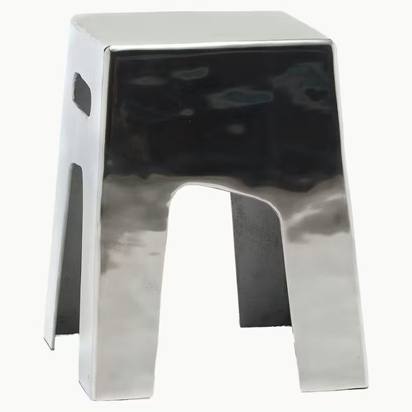 Mesa de centro aluminio alta