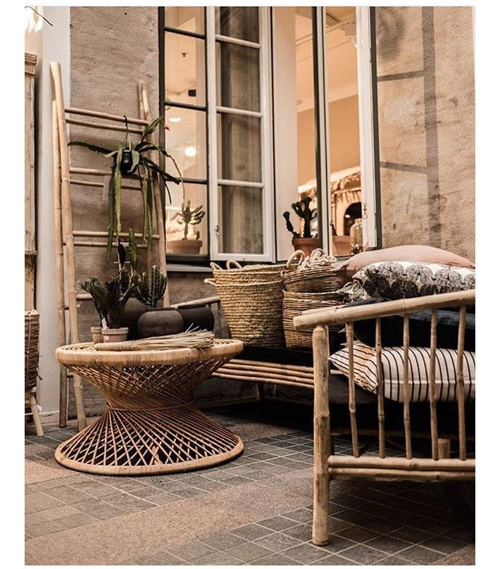 Mesa Palm ratán Ø40cm