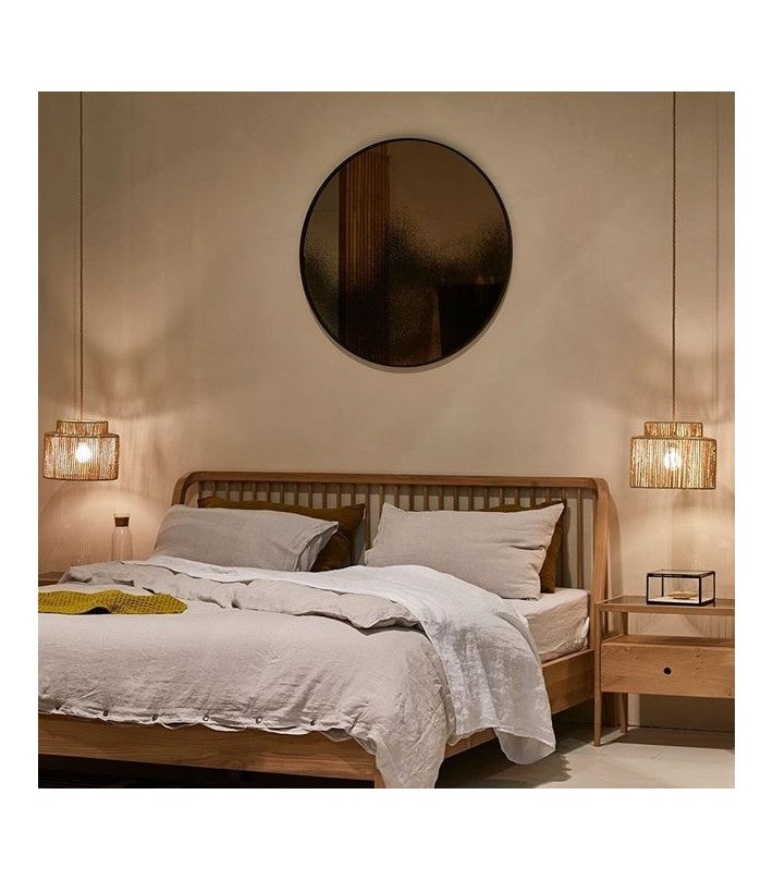 Mesita de Noche Spindle Roble