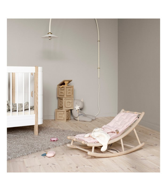 Oak Baby Rocker Rosa