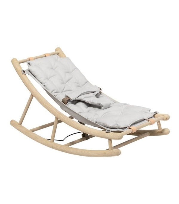 Oak Baby Rocker Gris