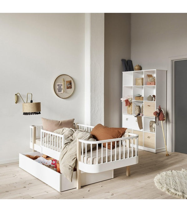 Cama de Día Original Madera Blanca/Roble