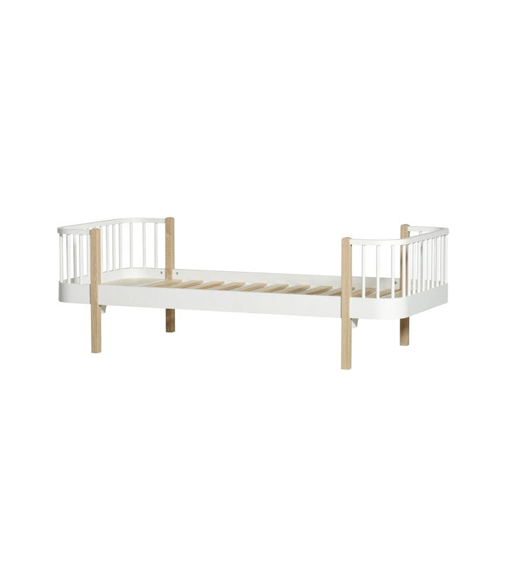 Cama Madera Blanca/Roble