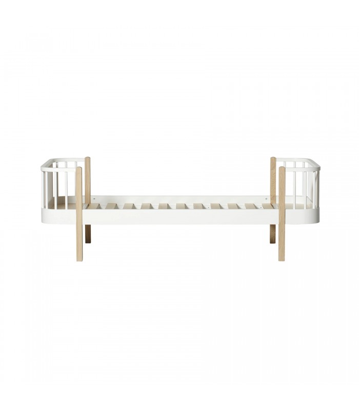 Cama Madera Blanca/Roble