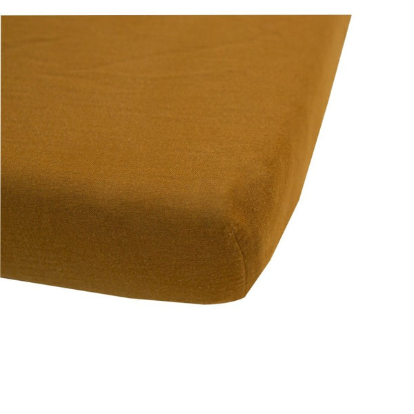 Sábana ajustable de gasa de algodón Ambre