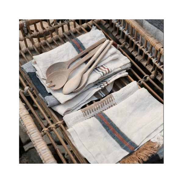 Servilleta de lino Perry – Railroad Stripe