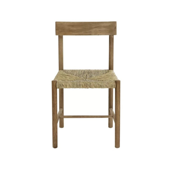 Silla en Madera y Hoja de Palma