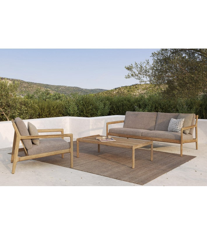 Mesa de centro Jack de exterior en teca