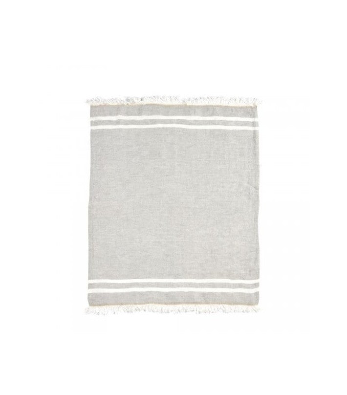 Toalla de playa Fouta - Gray Stripe