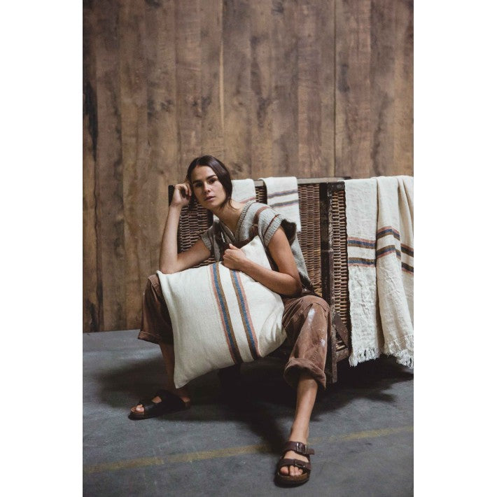 Belgian Pillow Cover Harlan Stripe